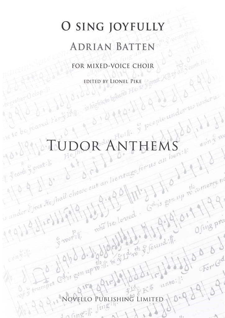 O Sing Joyfully (Tudor Anthems)